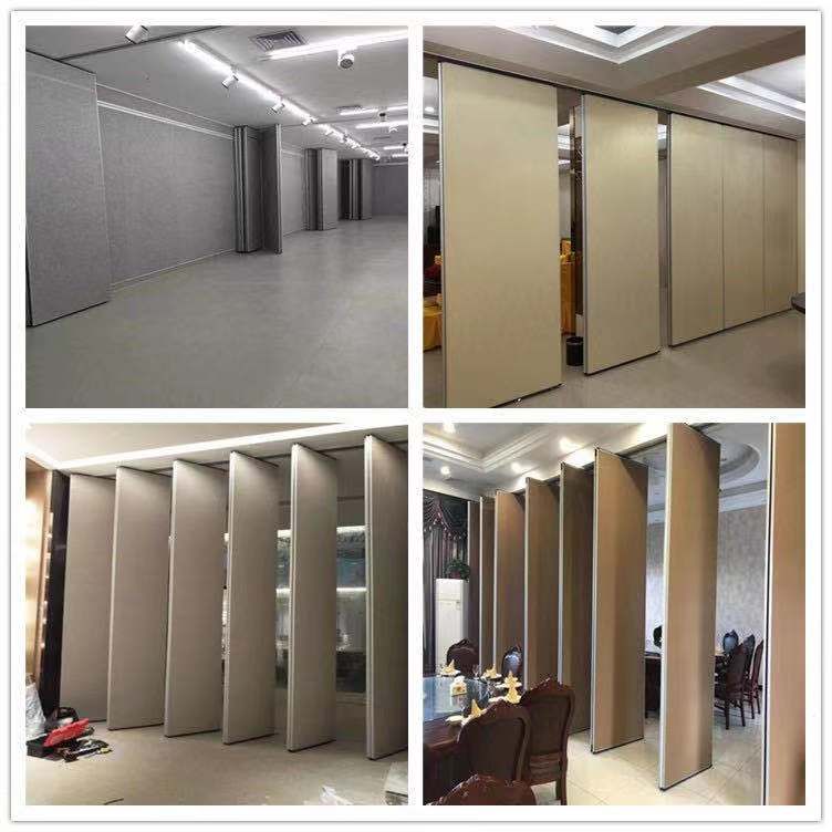 山東酒店活動(dòng)隔斷，吊軌道隔斷工程