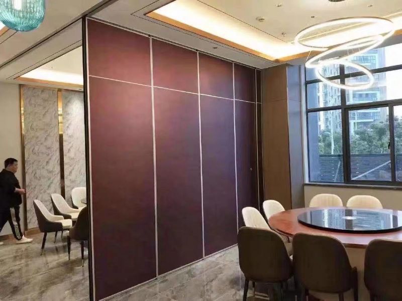 濰坊酒店活動(dòng)隔斷墻飯店包廂，移動(dòng)折疊推拉隔斷